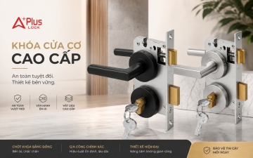 Khóa Tay Gạt Phân Thể Inox APLUS A5845-68 – Thiết Kế Gọn, Hiện Đại Cho Cửa Nội Thất
