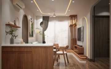 Nội Thất Nhà ở 77m² tại Hà Nội