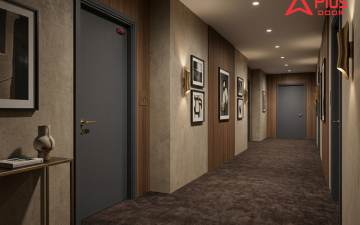 Cửa Gỗ Công Nghiệp Xám Than Đậm VT 200 APLUS DOOR – Lựa Chọn Hiện Đại Cho Không Gian Nội Thất
