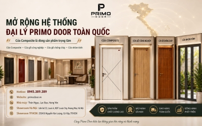 PRIMO DOOR Đẩy Mạnh Mạng Lưới Đại Lý Cửa Composite Trên Toàn Quốc