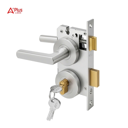 Khóa tay gạt phân thể inox Aplus A5845-68